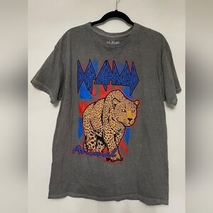 Def Leppard Leopard Rock and Roll Music Band Shirt